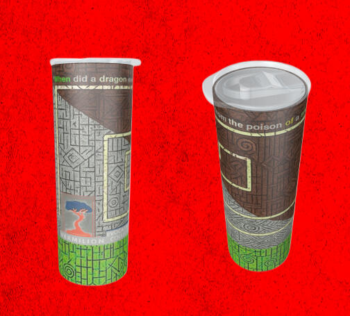 Travel Mug Companion – “Lead Me Home” Skinny Stainless Steel: 550ml