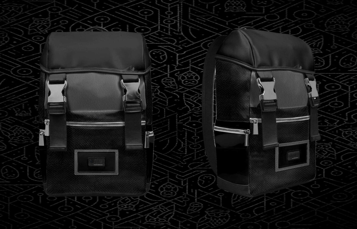 CIVETTA BLACKTRACE MODERN TRAVEL BACKPACK