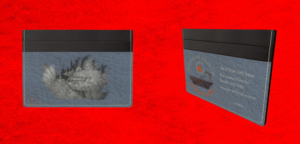 Leather Card Holder – Artist Series Edition